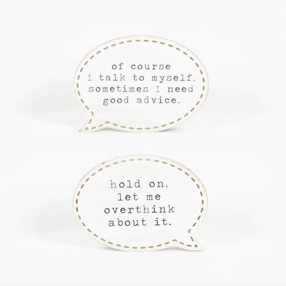 ($6) Speech Bubble Decor - I Need Good Advice - Picture 2 of 2